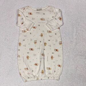 Disney sincerely Pooh Cream unisex baby Pajamas Nightgown